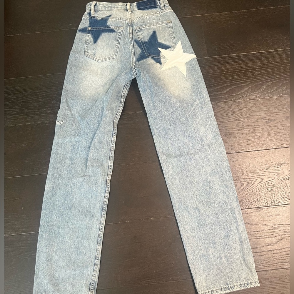 Ksubi jeans with star detailing size 26